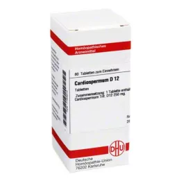 CARDIOSPERMUM D 12 Tabletten, 80 St
