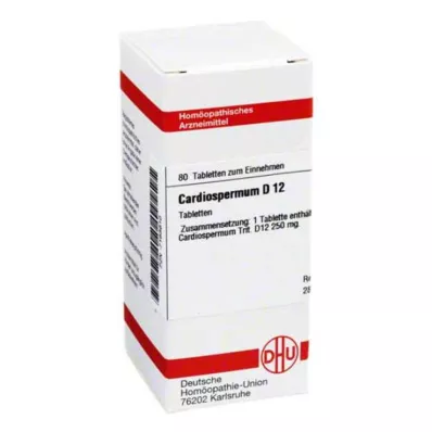 CARDIOSPERMUM D 12 Tabletten, 80 St
