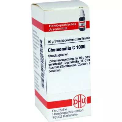 CHAMOMILLA C 1000 Globuli, 10 g CHAMOMILLA C 1000 Globuli, 10 g