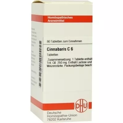 CINNABARIS C 6 Tabletten, 80 St