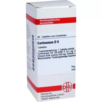 CORTISONUM D 6 Tabletten, 80 St