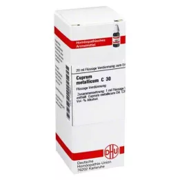 CUPRUM METALLICUM C 30 Dilution, 20 ml