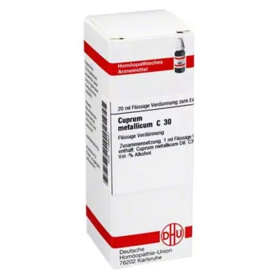 CUPRUM METALLICUM C 30 Dilution, 20 ml