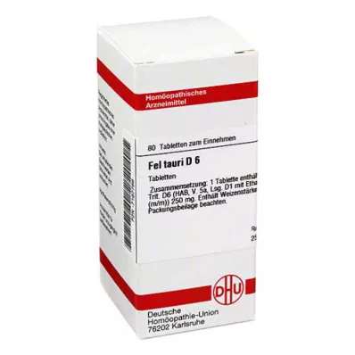 FEL TAURI D 6 Tabletten, 80 St FEL TAURI D 6 Tabletten, 80 St