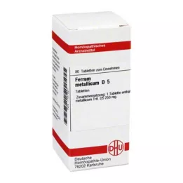 FERRUM METALLICUM D 5 Tabletten, 80 St