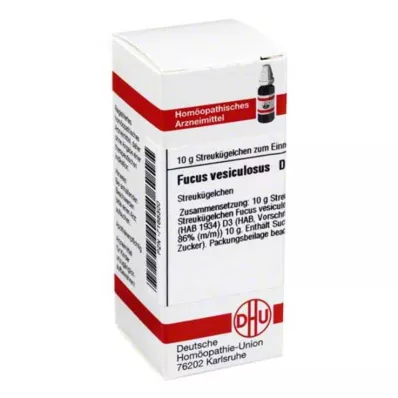 DHU Fucus vesiculosus D 3 Globuli, 10 g