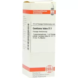 GENTIANA LUTEA D 3 Dilution, 20 ml