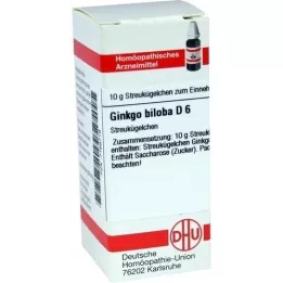 GINKGO BILOBA D 6 Globuli, 10 g