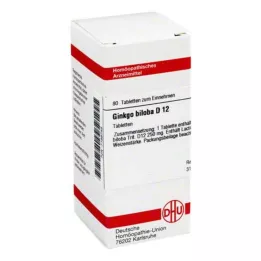 GINKGO BILOBA D 12 Tabletten, 80 St
