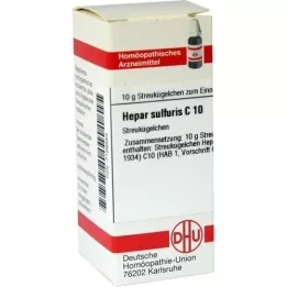 HEPAR SULFURIS C 10 Globuli, 10 g