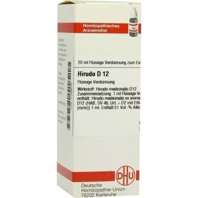 HIRUDO D 12 Dilution, 20 ml
