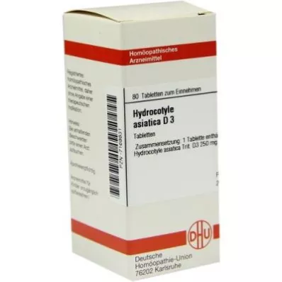Hydrocotyle Asiatica D3 Tabletten (80 stk)