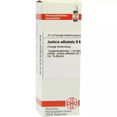 DHU Justicia adhatoda D 6 Dilution, 20 ml