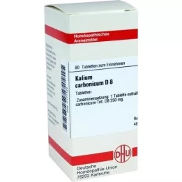 KALIUM CARBONICUM D 8 Tabletten, 80 St