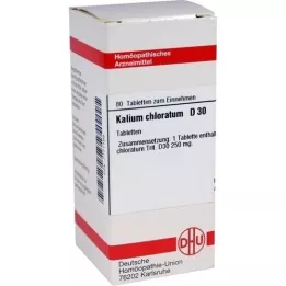 KALIUM CHLORATUM D 30 Tabletten, 80 St