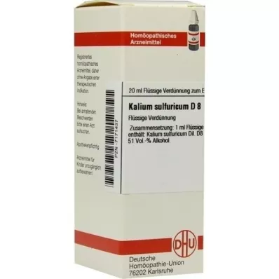 KALIUM SULFURICUM D 8 Dilution, 20 ml