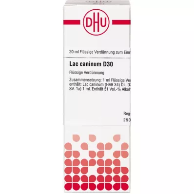 LAC CANINUM D 30 Dilution, 20 ml