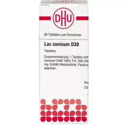 LAC CANINUM D 30 Tabletten, 80 St