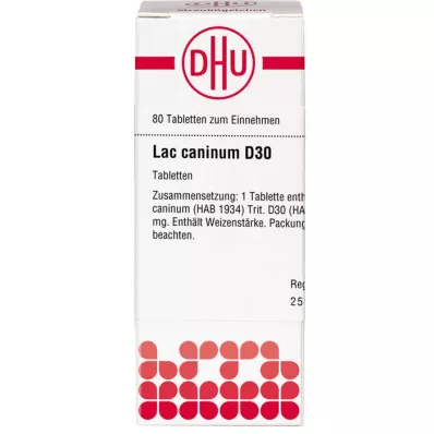 LAC CANINUM D 30 Tabletten, 80 St