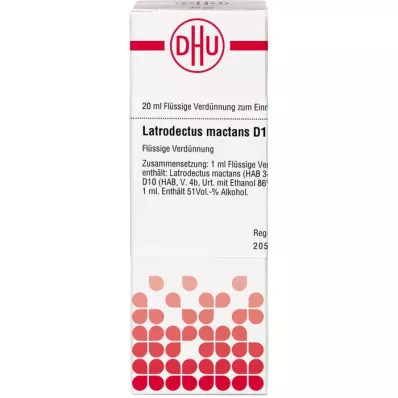 LATRODECTUS mactans D 10 Dilution, 20 ml