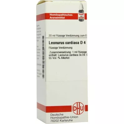 LEONURUS CARDIACA D 4 Dilution, 20 ml LEONURUS CARDIACA D 4 Dilution, 20 ml