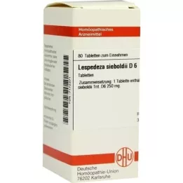 LESPEDEZA SIEBOLDII D 6 Tabletten, 80 St