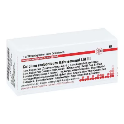 CALCIUM CARBONICUM Hahnemanni LM III Globuli, 5 g