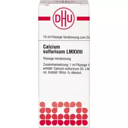 CALCIUM SULFURICUM LM XVIII Dilution, 10 ml