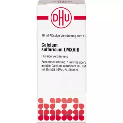 CALCIUM SULFURICUM LM XVIII Dilution, 10 ml