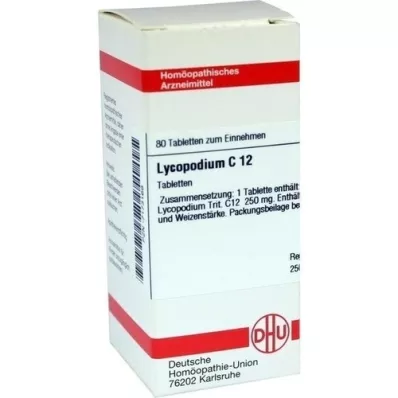 LYCOPODIUM C 12 Tabletten, 80 St