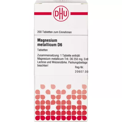 MAGNESIUM METALLICUM D 6 Tabletten, 200 St