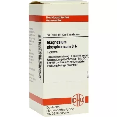 MAGNESIUM PHOSPHORICUM C 6 Tabletten, 80 St