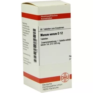 MARUM VERUM D 12 Tabletten, 80 St