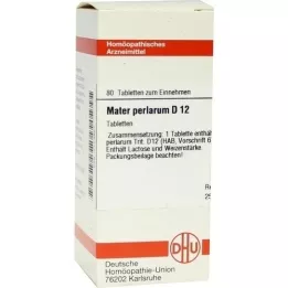 MATER PERLARUM D 12 Tabletten, 80 St