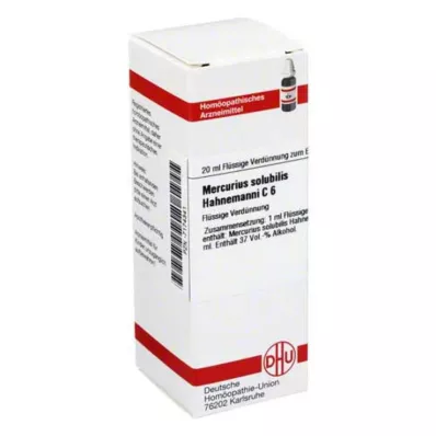 MERCURIUS SOLUBILIS Hahnemanni C 6 Dilution, 20 ml