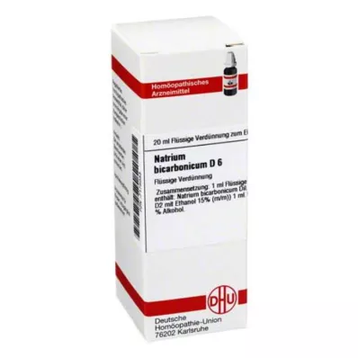 NATRIUM BICARBONICUM D 6 Dilution, 20 ml