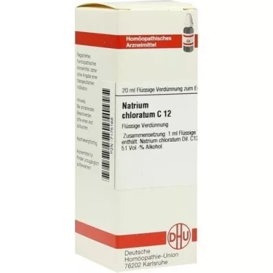 NATRIUM CHLORATUM C 12 Dilution, 20 ml