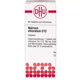 NATRIUM CHLORATUM C 12 Tabletten, 80 St