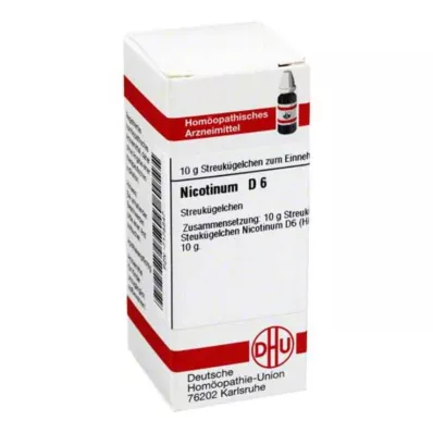 DHU Nicotinum D 6 Globuli, 10 g