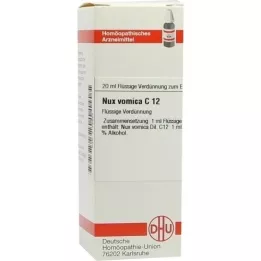 NUX VOMICA C 12 Dilution, 20 ml