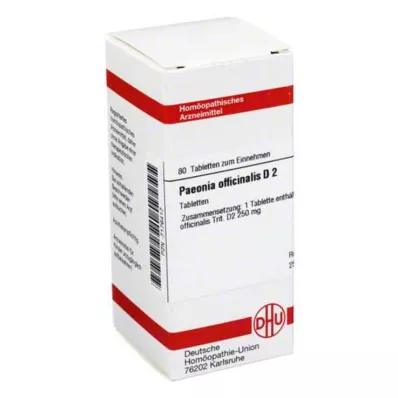 PAEONIA OFFICINALIS D 2 Tabletten, 80 St