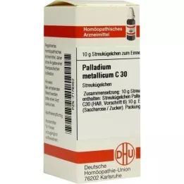 PALLADIUM METALLICUM C 30 Globuli, 10 g