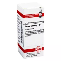 PANAX GINSENG D 4 Globuli, 10 g