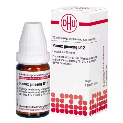 Panax Ginseng D12 Dilution (20 ml)