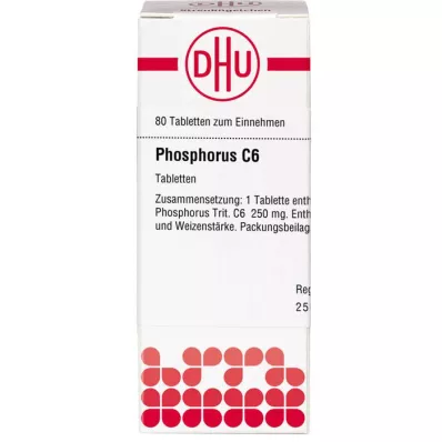 PHOSPHORUS C 6 Tabletten, 80 St