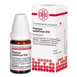 PLATINUM METALLICUM D 10 Globuli, 10 g