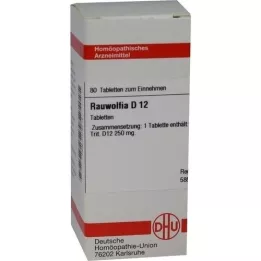 RAUWOLFIA D 12 Tabletten, 80 St