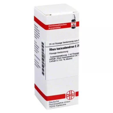 RHUS TOXICODENDRON C 200 Dilution, 20 ml RHUS TOXICODENDRON C 200 Dilution, 20 ml