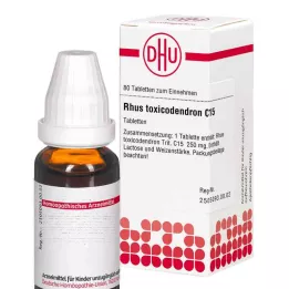RHUS TOXICODENDRON C 15 Tabletten, 80 St