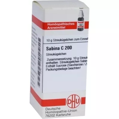 SABINA C 200 Globuli, 10 g